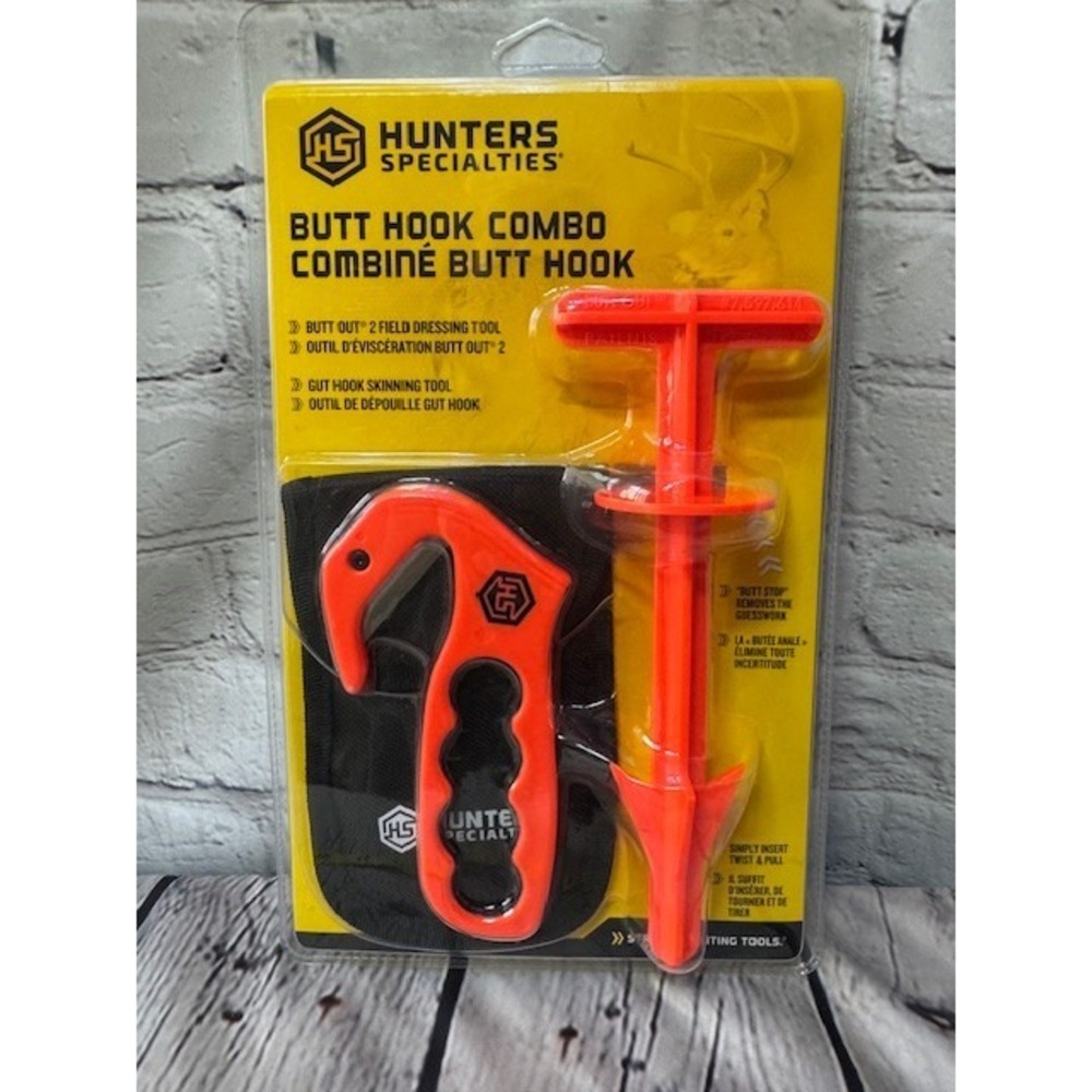 Hunters Specialties Butt Hook Combo Game Deer Processing‎ Set Kit Hunting